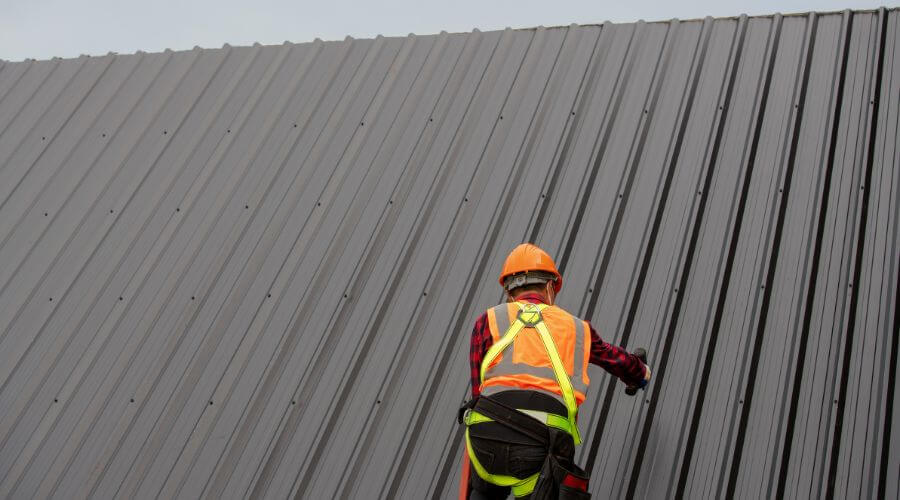 Professional metal roof installation services in Elsie, NE